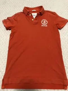 Abercrombie & Fitch オレンジ ポロシャツ S