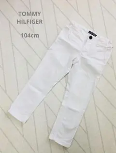 トミーヒルフィガー　白パンツ　104cm