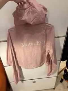 Matin Kim フード付きピンクジャケット F