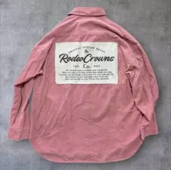 RODEO CROWNS WIDEBOWL コーデュロイ シャツ ピンクFREEのサムネイル