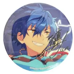 漣ジュン あんさんぶるスターズ 7周年 缶バッジ サイン付き