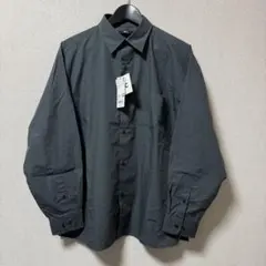 UNIQLO C ブロードオーバーサイズシャツ　ダークグリーン