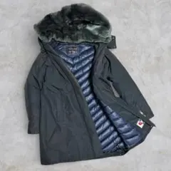 ウールリッチ　ダウンジャケット　ボウブリッジ　ロング　紺　ネイビー