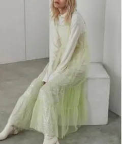 ROSE BUD チュールキャミワンピース