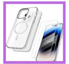 iPhone 14 Pro ケース クリア TPU素材 MagSafe対応