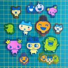 たまごっち フレークステッカー シール サンキューマート 限定グッズ １２枚