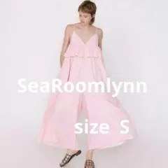 SeaRoomlynn COTTONワイドフレアサロペット　ピンクSのサムネイル