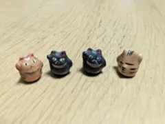 ねこ ネコ 猫 ミニチュアフィギュア4体セット小さい かわいい