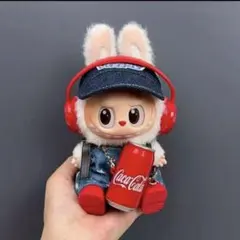 ラブブ 服　オーバーオール　15〜17cm対応 ぬい服　5点セット