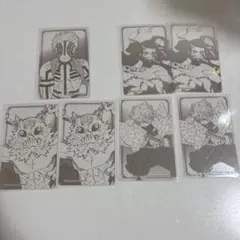 鬼滅の刃 箔カードコレクション 第1弾 （猗窩座 善逸 禰豆子 伊之助）