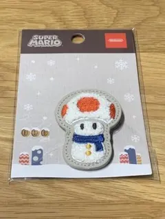 キノピオ バッジ スーパーマリオ ウィンターコレクション ニンテンドーストア