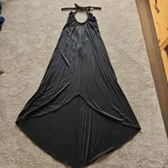 グレースコンチネンタル　ブラックマキシドレス