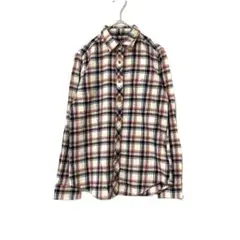 2330 イーストボーイ 長袖チェック柄シャツ コットン 綿 S