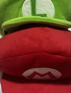 【USJ公式】マリオ ルイージ 帽子 きのこパスケース ユニバのサムネイル