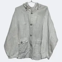 【緑タグ】90s OLD UNIQLO ミリタリー ジャケット リネン Mサイズ