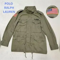 専用ページ/2way✨ポロラルフローレン　ミリタリージャケット　アメリカ国旗