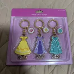 東京ディズニーリゾート　プリンセス　キーチェーン　3個