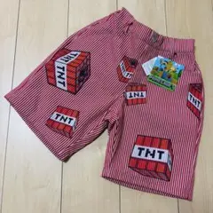 新品　Minecraft マインクラフト ハーフパンツ 130cm