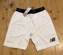 【新品タグ付き】New Balance スポーツスパッツ Lホワイト