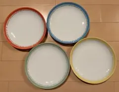 【新品未使用】　cafe' de croissant　お皿　4枚のサムネイル