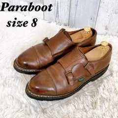 【美品】Paraboot ダブルストラップ シューズ サイズ8のサムネイル