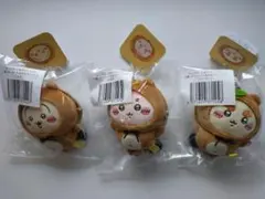 ちいかわ　たぬきだもんくじ　C賞 　 うさぎ、シーサー、古本屋　３点