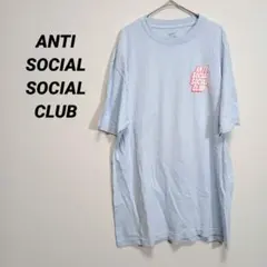6036U アンチソーシャルソーシャルクラブ ロゴTシャツ ライトブルーピンクLのサムネイル