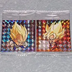 ドラゴンボール シールウエハース 15弾 GR ゴッドレア 孫悟空 ベジータ