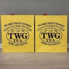 TWG TEA ショッピングバッグ 2枚セット 【新品未使用】のサムネイル