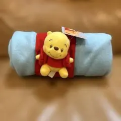 くまのプーさん ぬいぐるみ付きブランケット