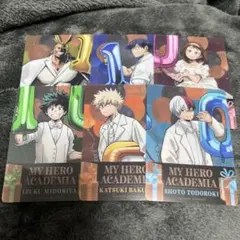 僕のヒーローアカデミア　購入特典クリアカード　緑谷出久&爆豪勝己&麗日お茶子他