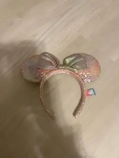 ミッキー　カチューシャ ピンクゴールド