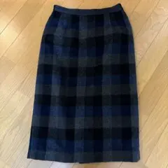 COMME CA MODELS チェック柄タイトスカート