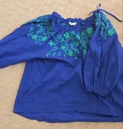 フリークスストア　刺繍　五分袖　トップス M