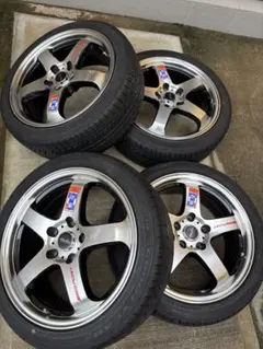 【中古】滋賀発!17インチ6.5Jタイヤセット205/45R17PCD100４穴 中古】滋賀発!17インチ6.5Jタイヤセット205/45R17PCD1004穴 - メルカリ