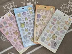 【2セット限定】硬いシール 3D 立体シール 4枚 まとめ売り