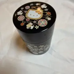 ハローキティ 漆器風 小物入れ 일본식 우사기