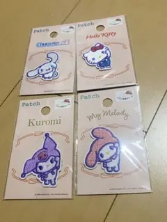 ワッペン サンリオ クロミ シナモロール マイメロディ ハローキティ