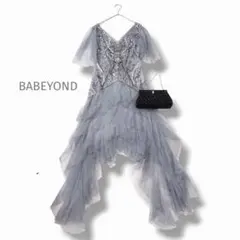 美品✨ BABEYOND ビジュー スパンコール チュール パーティードレスのサムネイル