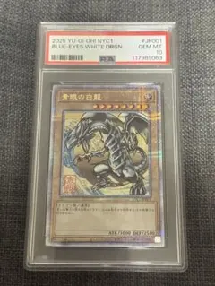 青眼の白龍 浮世絵　PSA10