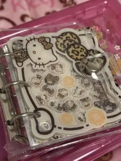 ヒョウ柄キティ シールバインダー リフィル付