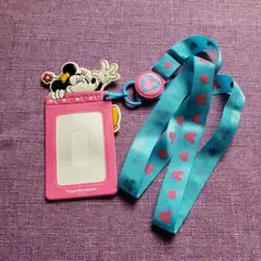 ディズニー チケットホルダー パスケース ミニーマウス ミニー レトロ