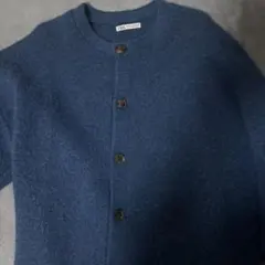 ZARA 青 カーディガン S-M