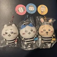 ちいかわ　ぷちミニマスコット　囚人　3種　ちいかわ　ハチワレ　うさぎ