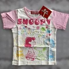 ［新品未使用］PEANUTS SNOOPY Tシャツ 女の子100cm
