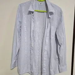 UNIQLO ストライプ 長袖シャツ M