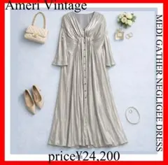 新品】Ameri 2WAY GARMENT DYE DRESS イエロー S - メルカリ