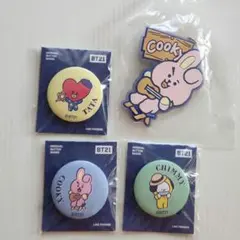 【新品未開封】BT21 ピンバッジ ラバーストラップ まとめ売り