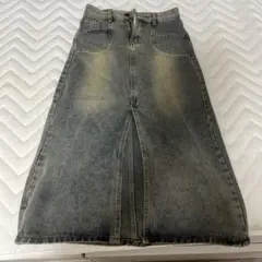 ロングスカート ブルー
