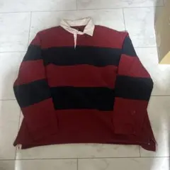 90sラガーシャツ　スケーター　y2k swag きゃぺーやつらと差別化